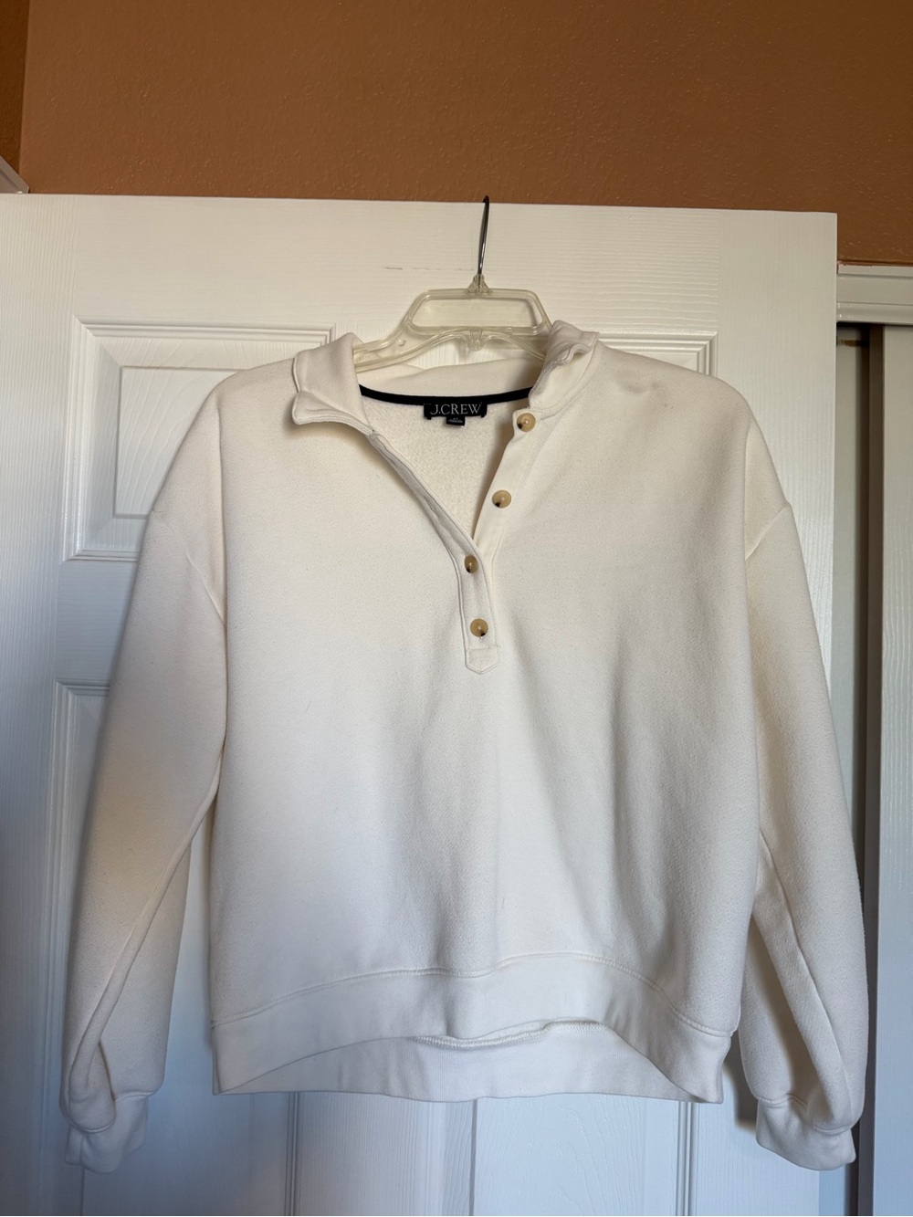 J. Crew Women’s Button-Front Pullover Henley Sweater